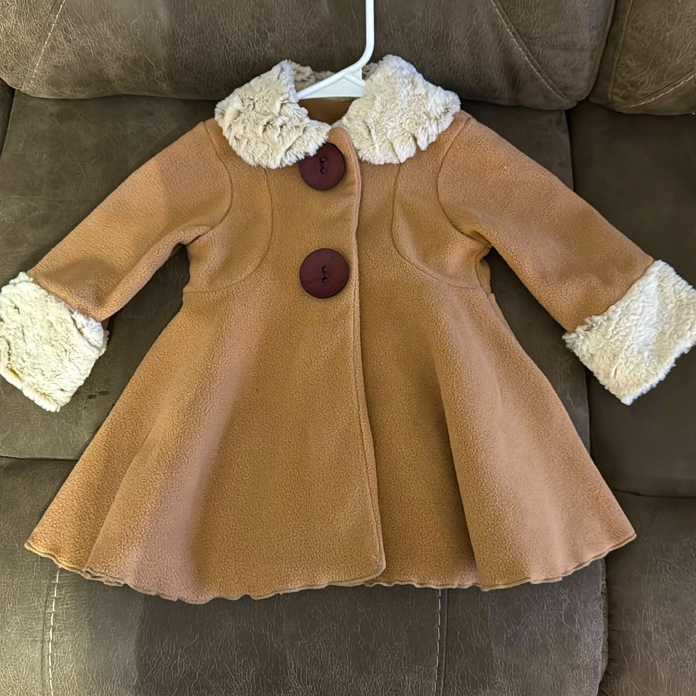 NWOT Girls Toddlers Peaches and Cream Coat